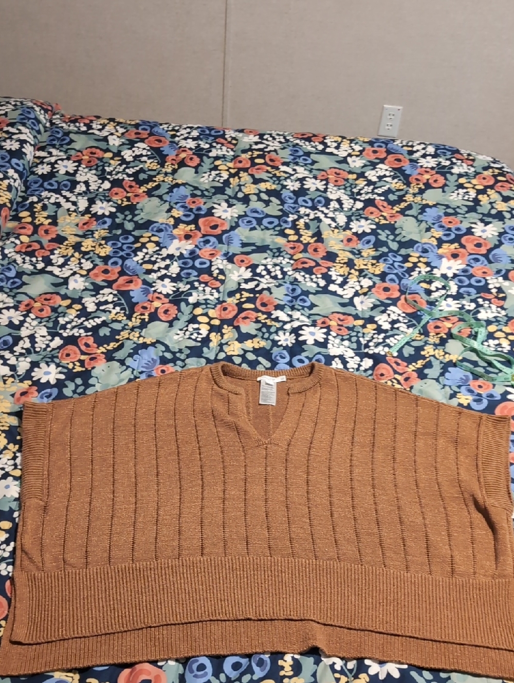 Chico's Sweater Knit Poncho, OS